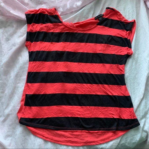Neon striped blouse - Picture 1 of 7
